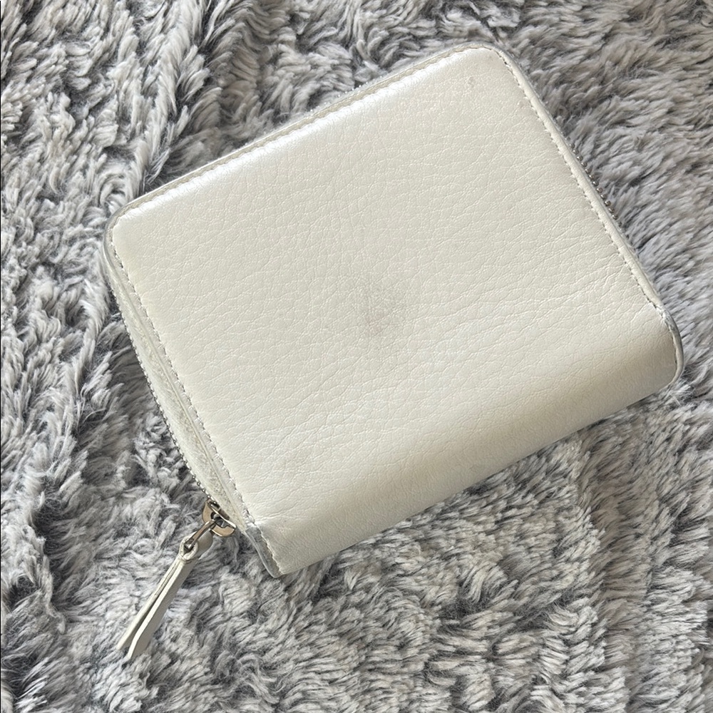 Balenciaga White Leather Wallet - Picture 6 of 8